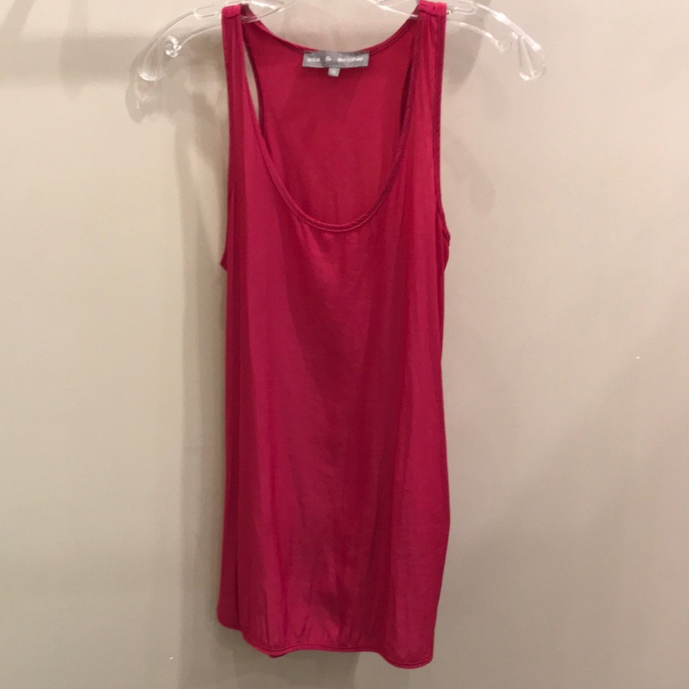 Satin side-slit tank